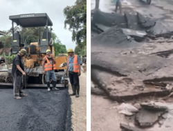 Hotmix Kore Rusak Setelah Banjir, Perbaikan Jadi Tanggung Jawab Kontraktor