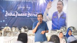 Ketua DPD PAN Kabupaten Bima, Muhammad Aditya Ardin di acara syukuran dan konsolidasi internal, Rabu 04 Maret 2026