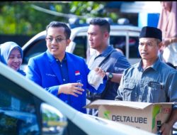 Kegiatan Perdana, DPD PAN Kabupaten Bima Bagi Takjil dan Sembako Usai Terima SK dari DPP