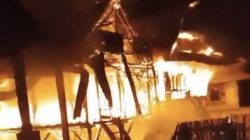 Kebakaran Hebohkan Warga Monta, Sejumlah Rumah Ludes, Pemilik Sedang Bertani