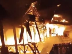 Kebakaran Hebohkan Warga Monta, Sejumlah Rumah Ludes, Pemilik Sedang Bertani